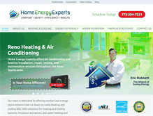 Tablet Screenshot of homeenergyexperts.com